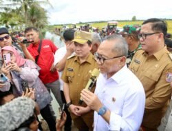 Menko Pangan dan Pj Gubernur Sumsel Panen Raya di Banyuasin, Pastikan Harga Beras Tetap Stabil