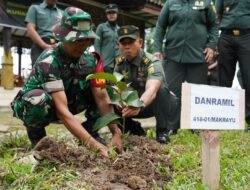 Dukung Pelestarian Lingkungan dan Ketahanan Pangan, Kodam II/Swj Tanam Pohon di Taman Wisata Kerajaan Sriwijaya
