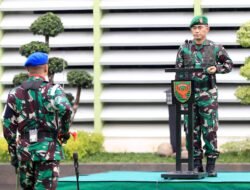 Pangdam II/Sriwijaya Pimpin Upacara Bendera Sampaikan Amanat Panglima TNI