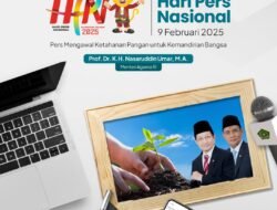 Selamat Hari Pers Nasional, Menag: Pencerah Umat Lestarikan Alam untuk Ketahanan Pangan