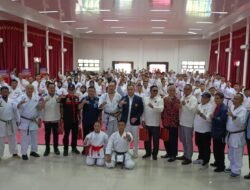 Dihadiri Ketum FORKI Sumsel, Ujian Sabuk Hitam Lemkari Nasional Digelar di Palembang