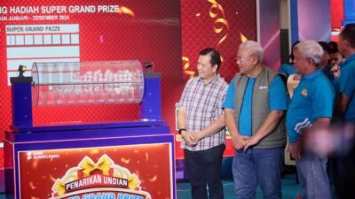 Pj Gubernur Sumsel Hadiri Pengundian Super Grand Prize Rp 550 Juta Bank Sumsel Babel