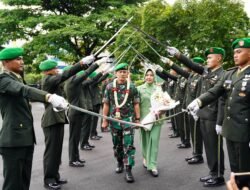 Kodam II/Sriwijaya Gelar Tradisi Penyambutan dan Pelepasan Pangdam