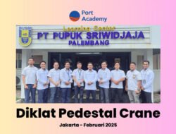 Port Academy dan PT Pupuk Sriwidjaja Palembang Gelar Diklat Operator Crane Pedestal