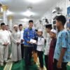 Bupati OKI Hadiri Peringatan Nuzulul Qur’an dan Santunan Anak Yatim di Masjid Agung Sholihin