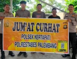 Jumat Curhat Polsek Kertapati, Warga Keramasan Sampaikan Aspirasi