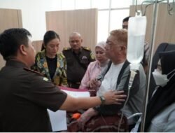 Kejari Muba Jemput Paksa Haji Alim, Tersangka Korupsi Pengadaan Tanah Tol Betung-Tempino