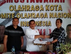 Angga Semson Dianoto Terpilih Aklamasi Ketua KONI Kota Pagaralam