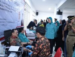 Feby Deru Apresiasi Donor Darah HKG PKK ke-53: Setetes Darah, Sejuta Manfaat