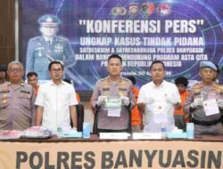 Polres Banyuasin Ungkap Tiga Kasus Kriminal: Pencabulan, Narkoba, dan Pencurian