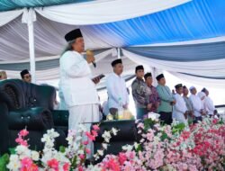 Wabup Muba Hadiri Haul dan Tasyakuran Keluarga Sugeng Budiarto di Tungkal Jaya
