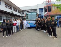 FORKI Sumsel Lepas Kontingen ke Kejurnas PB FORKI III 2025, Target Mendali Emas di Riau