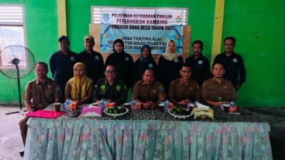 Dorong Kemandirian Pangan, Desa Tanjung Alai Gelar Pelatihan Peternakan Kambing