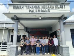 Dirkeswat Ditjenpas Tinjau Pelayanan Kesehatan dan Rehabilitasi di Rutan Kelas I Palembang
