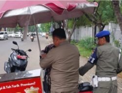 PKL dan Pedagang Kopi Dilarang Berjualan di Jalan POM IX, Satpol PP Palembang: “Sudah Kita Ingatkan”