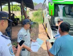 Pastikan Armada Bus Laik Jalan, Jasa Raharja dan Dishub Sumsel Gelar Ramp Check Terpadu