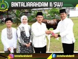 Kabintapjarahdam Terima Hewan Kurban Pangdam II/Sriwijaya