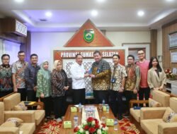 Wagub Sumsel Cik Ujang Terima Pimpinan PT Jamkrindo, Bahas Penguatan Sinergi Dukungan UMKM