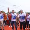 NPCI Sumsel Terima Penghargaan di Muba, Ribuan Warga Meriahkan Senam Massal