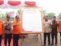Antisipasi Karhutla 2025, Pemkab dan Polres Banyuasin Gelar Apel Siaga dan Simulasi Pemadaman