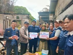 Karang Taruna Palembang Turun Tangan Bantu Korban Kebakaran di Kertapati