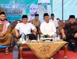 Gubernur dan Bupati OKU Timur Hadiri Pengajian dan Santunan Muharram di Desa Sri Bulan