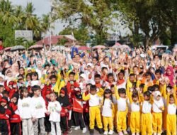 Puncak HAN 2025, Pemkab OKI Gelar Senam dan Lomba, Hadirkan Nutrisi Gratis 