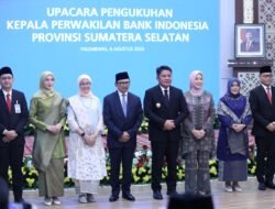Pelantikan Kepala Perwakilan BI Sumsel, Gubernur Herman Deru Serukan Literasi Keuangan 