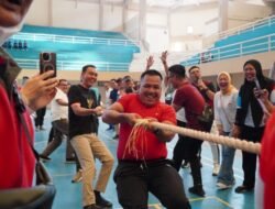 Pemkab OKI Meriahkan HUT RI ke-80 dengan Senam dan Lomba Tradisional