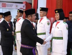 Gubernur Herman Deru Kukuhkan 50 Paskibraka Sumsel 2025