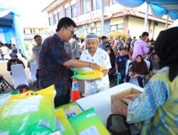 Gerakan Pangan Murah di Sumsel, Sinergi Pemerintah, Bulog, dan Aparat Jaga Harga Beras Tetap Terjangkau
