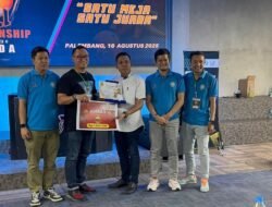 DPD Ferari Sumsel Sabet Dua Piala di Turnamen Biliar Advokat