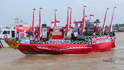 Festival Perahu Bidar Perahu Hias 2025 Sungai Musi Dongkrak Ekonomi Kreatif 
