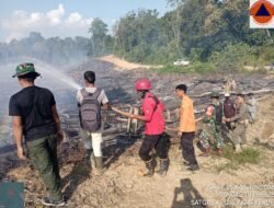 BPBD Muba dan Tim Gabungan Sukses Padamkan Karhutla di Sungai Keruh