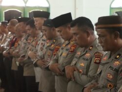 Polres Banyuasin Gelar Shalat Gaib dan Doa Bersama untuk Almarhum Affan