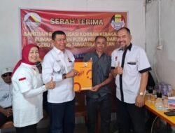 DPD Gebu Minang Sumsel Serahkan Bantuan Revitalisasi Rumah Makan Putra Minang Pasca Terbakar