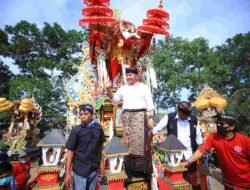 Hadiri Ngaben Massal di OKI, Herman Deru: Warisan Budaya Harus Terus Hidup