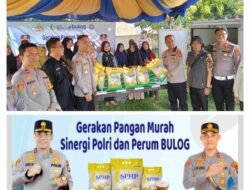 Polres OKU Selatan Gelar Gerakan Pangan Murah di Buay Pemaca