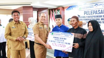 Pemkab Muba Lepas 10 Mahasiswa Hafizpreneur Scholarship ke Universitas Tazkia