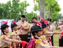 Banyuasin Gelar Perkemahan Tangguh dan Lomba Pramuka HUT ke-64