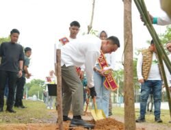 Penanaman 300 Pohon Tabebuya Warnai HUT ke-80 Kabupaten OKI