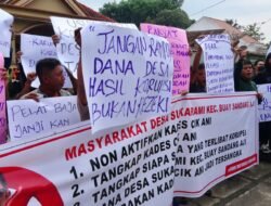 Aksi Damai Warga Sukarami Dorong Transparansi Pengelolaan Dana Desa di OKU Selatan