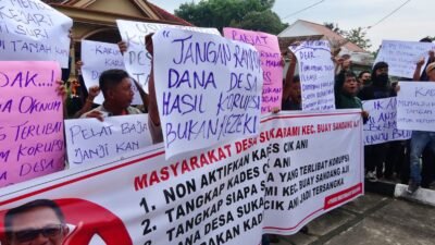 Aksi Damai Warga Sukarami Dorong Transparansi Pengelolaan Dana Desa di OKU Selatan