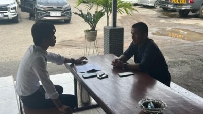 Polres Muara Enim Berikan Bantuan Sosial kepada Eks Napiter di Ujan Mas