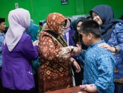 Tanamkan Literasi Kesehatan Sejak Dini, Bunda Literasi Hj Fatimah Toha Ajak Anak Muba Jaga Senyum Sehat