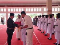 Bupati Askolani Kukuhkan 30 Anggota Paskibraka Banyuasin 2025