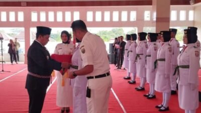 Bupati Askolani Kukuhkan 30 Anggota Paskibraka Banyuasin 2025
