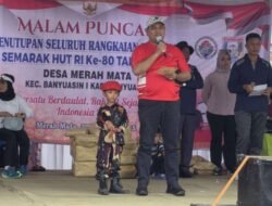 Desa Merah Mata Semarak dengan Pesta Rakyat HUT ke-80 RI, Bupati Askolani Hadir Meriahkan Acara