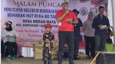 Desa Merah Mata Semarak dengan Pesta Rakyat HUT ke-80 RI, Bupati Askolani Hadir Meriahkan Acara