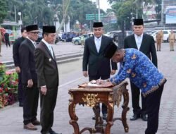 Wali Kota Palembang Lantik 1.560 PPPK Tahap II dan Pimpin Apel Bersama